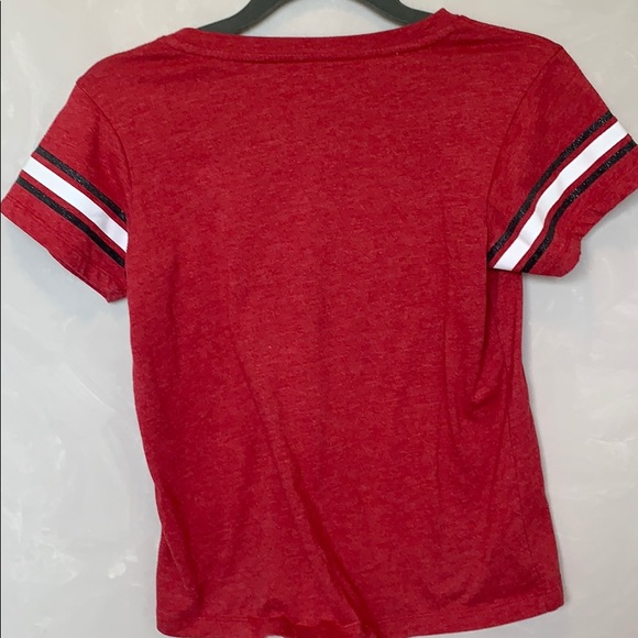 Razorback Sparkle Hog Tee Shirt Red Size Large - Picture 4 of 4